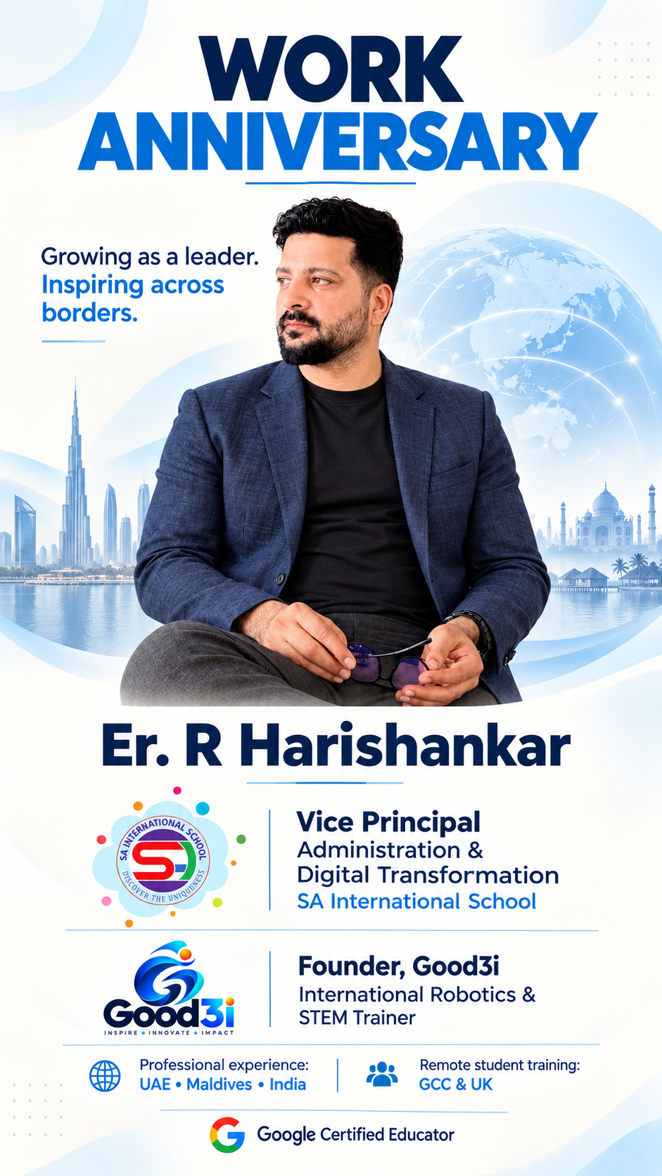 Er. R Harishankar, founder of GOOD3i